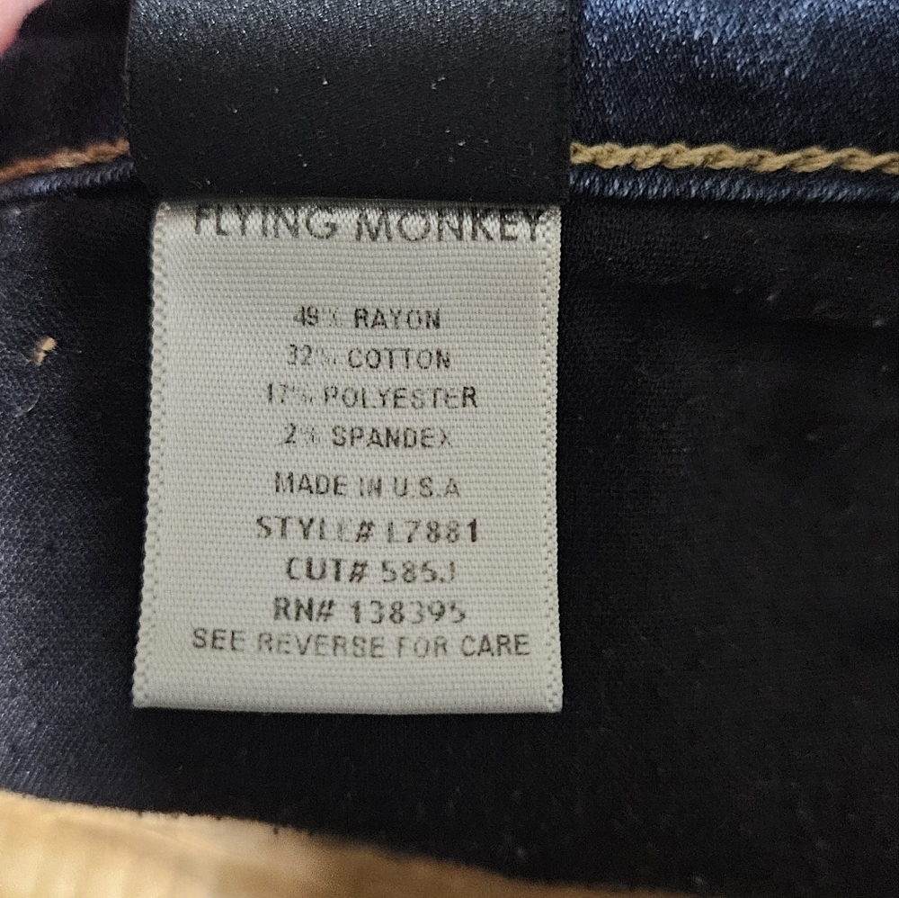 Flying Monkey size 26 skinny jeans. - Picture 7 of 8